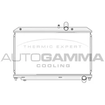 Radiateur, refroidissement du moteur AUTOGAMMA 104682
