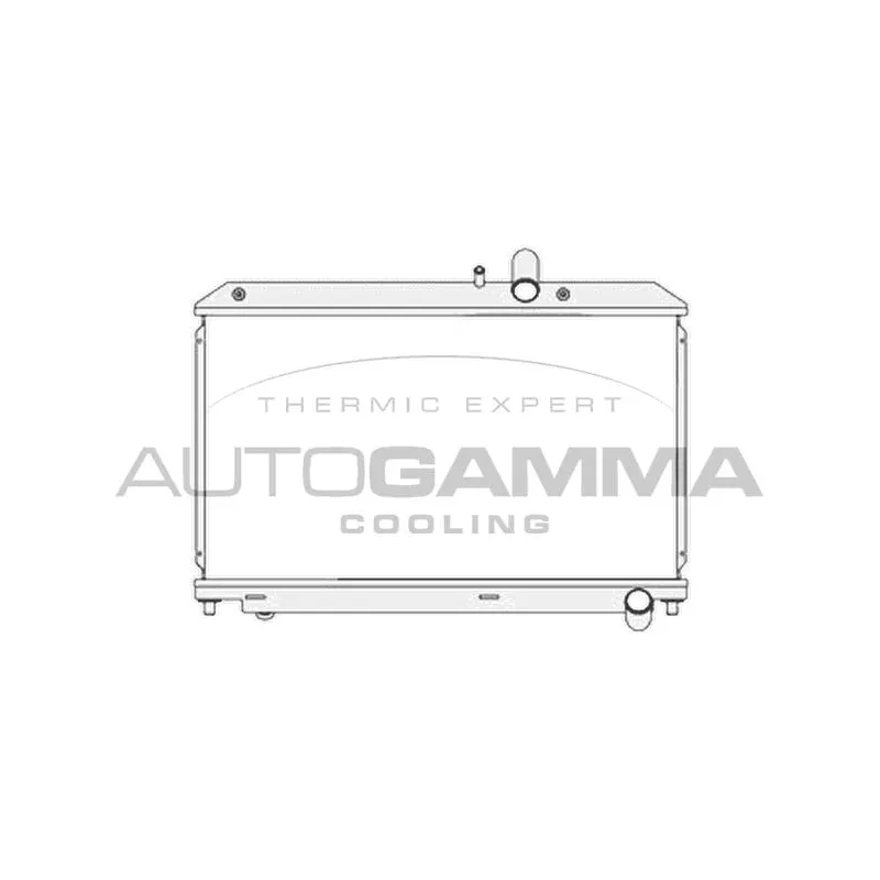 Radiateur, refroidissement du moteur AUTOGAMMA 104682
