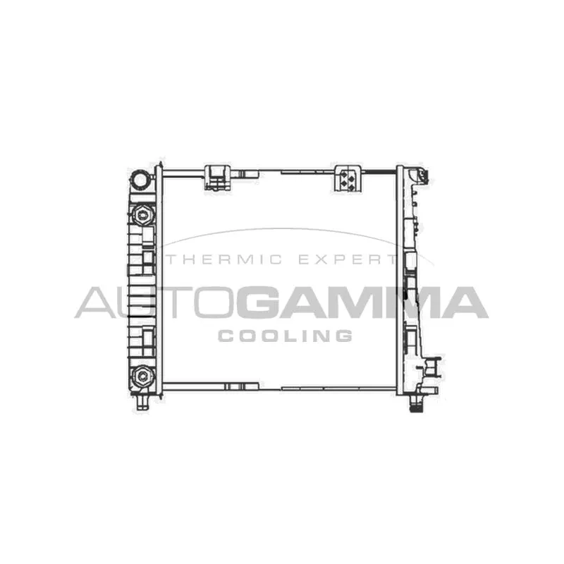 Radiateur, refroidissement du moteur AUTOGAMMA 104683