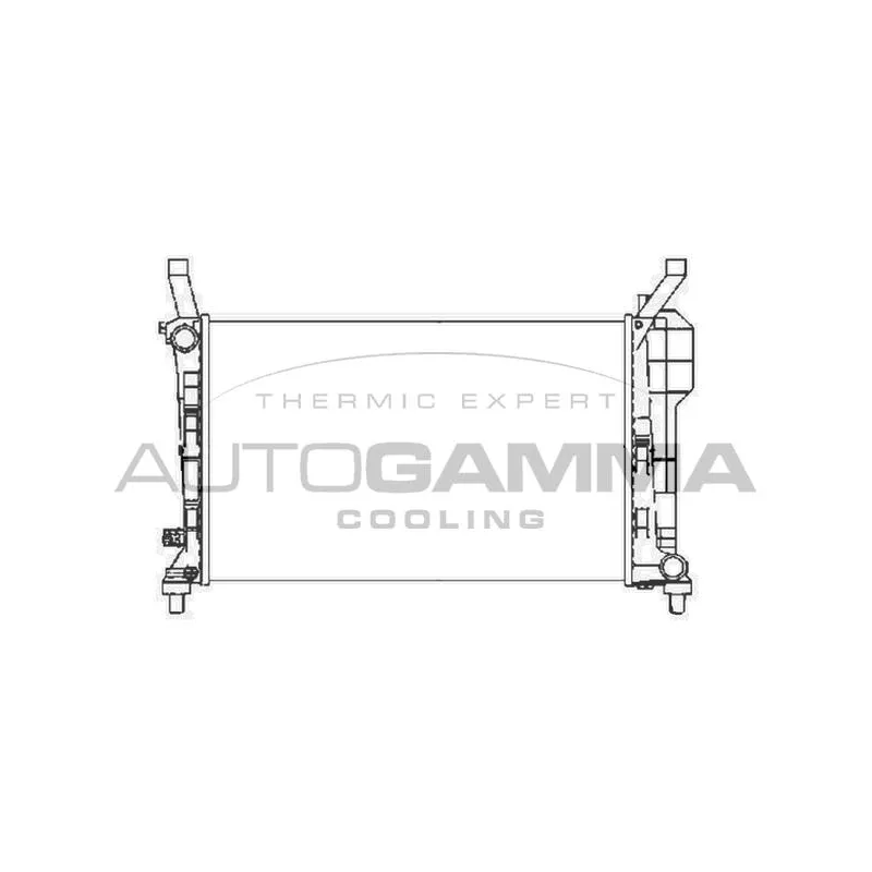 Radiateur, refroidissement du moteur AUTOGAMMA 104684