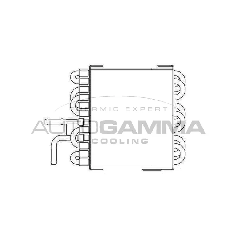 Radiateur, refroidissement du moteur AUTOGAMMA 104686