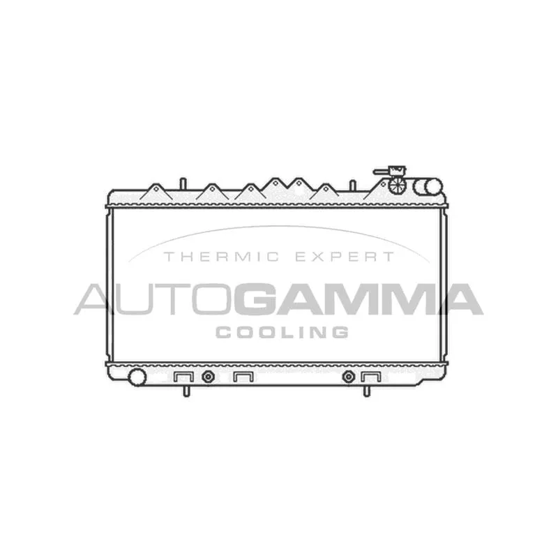 Radiateur, refroidissement du moteur AUTOGAMMA 104693