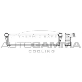 Radiateur, refroidissement du moteur AUTOGAMMA 104699