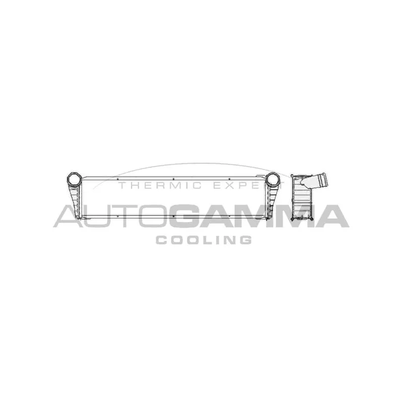 Radiateur, refroidissement du moteur AUTOGAMMA 104699