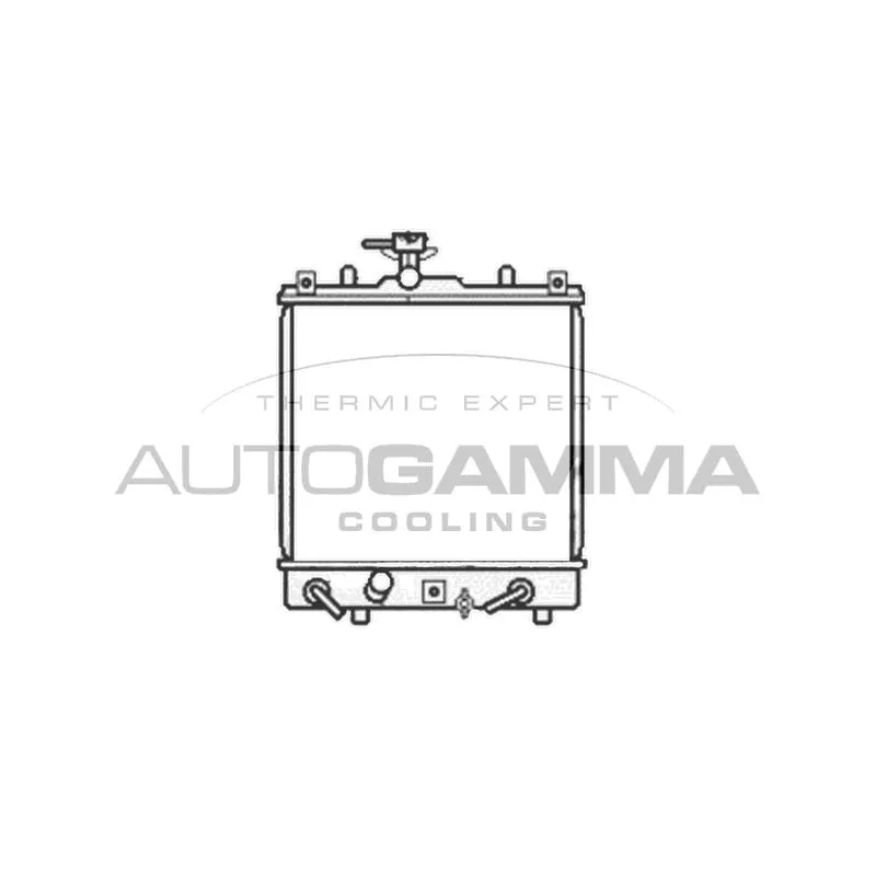 Radiateur, refroidissement du moteur AUTOGAMMA 104700