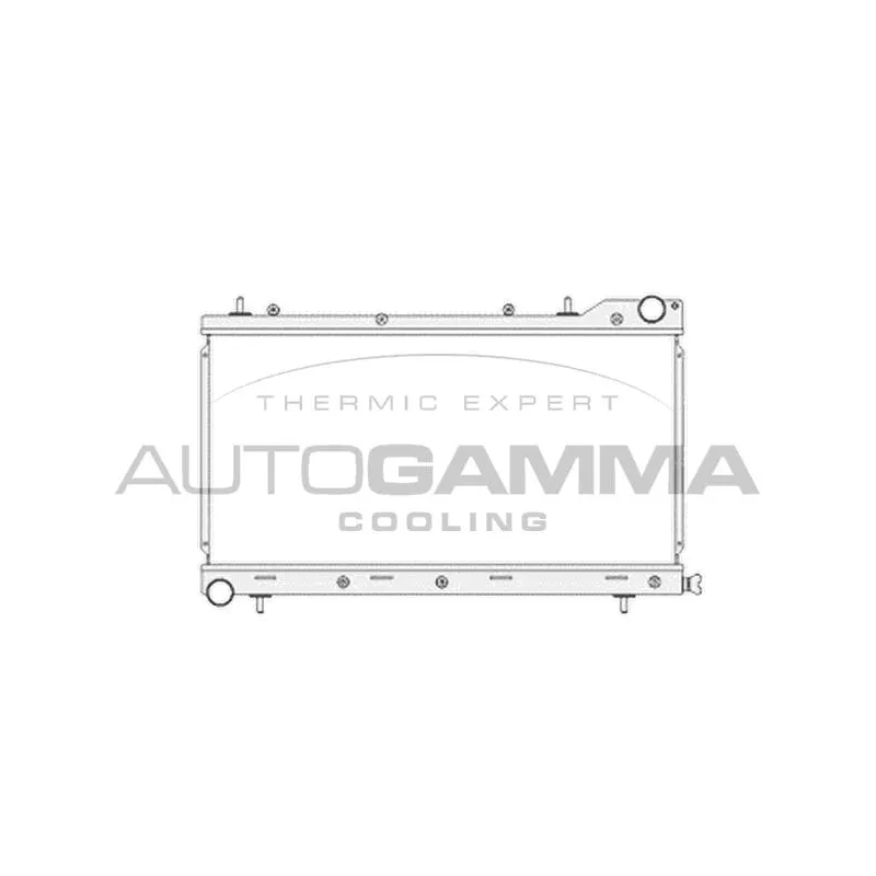 Radiateur, refroidissement du moteur AUTOGAMMA 104704