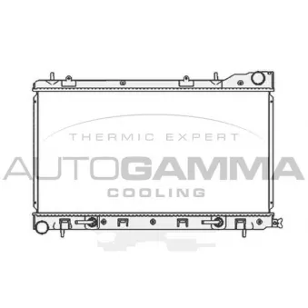 Radiateur, refroidissement du moteur AUTOGAMMA 104706