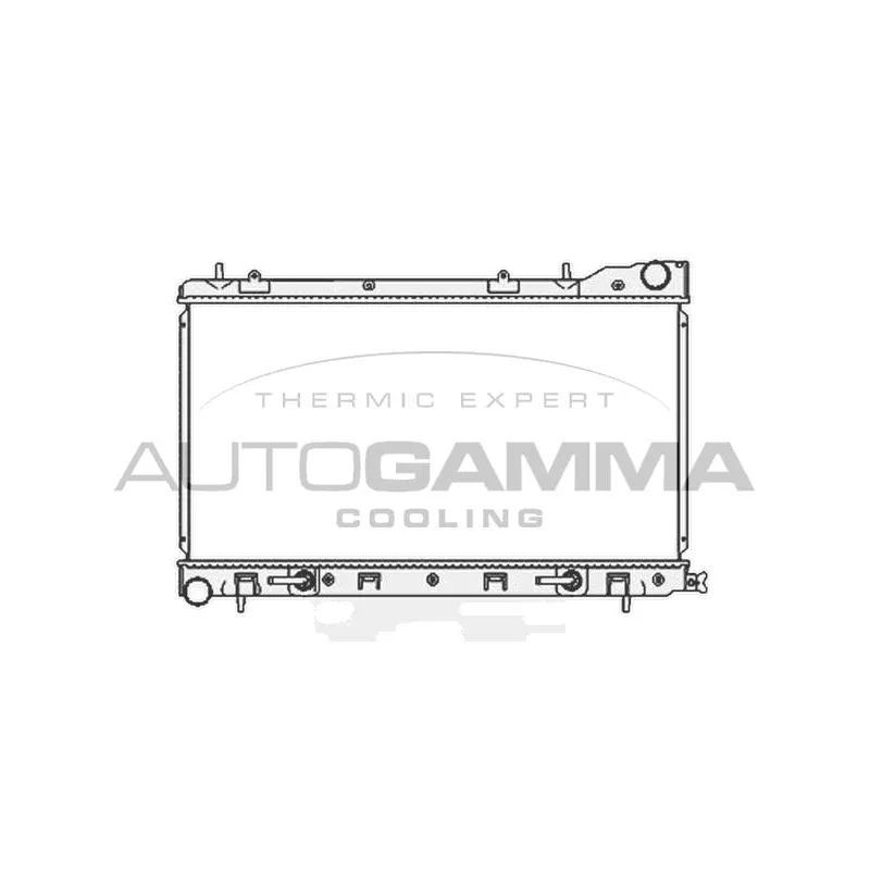 Radiateur, refroidissement du moteur AUTOGAMMA 104706