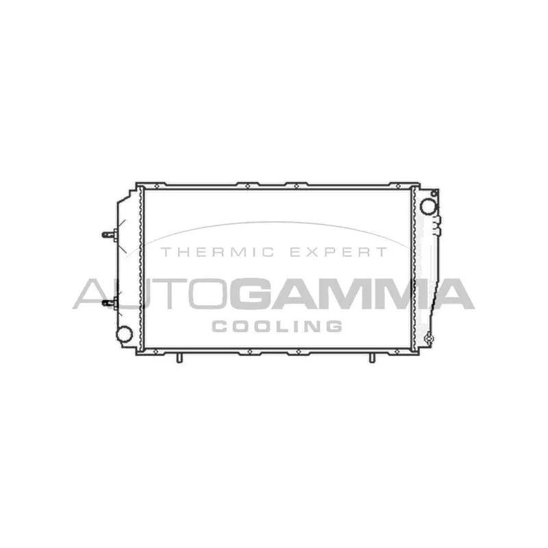 Radiateur, refroidissement du moteur AUTOGAMMA 104707