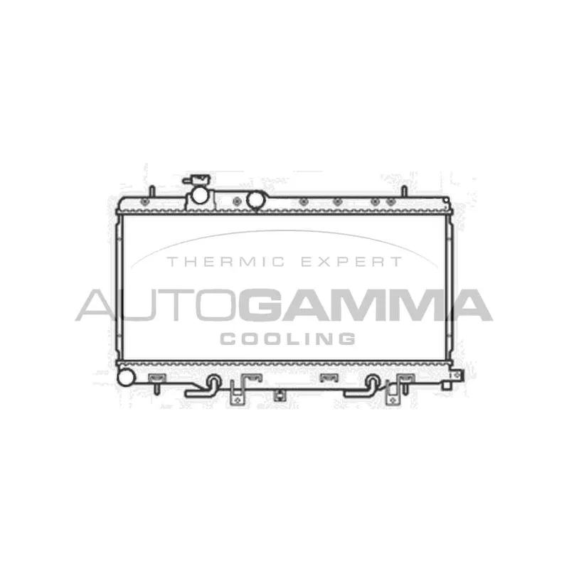 Radiateur, refroidissement du moteur AUTOGAMMA 104708