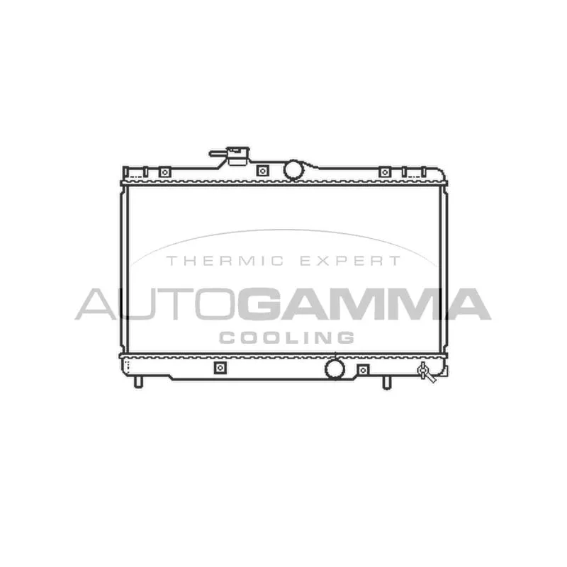 Radiateur, refroidissement du moteur AUTOGAMMA 104721