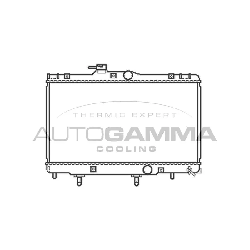 Radiateur, refroidissement du moteur AUTOGAMMA 104722