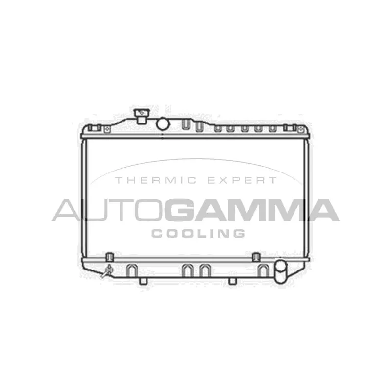 Radiateur, refroidissement du moteur AUTOGAMMA 104724