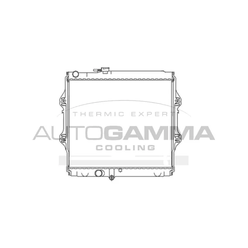 Radiateur, refroidissement du moteur AUTOGAMMA 104729