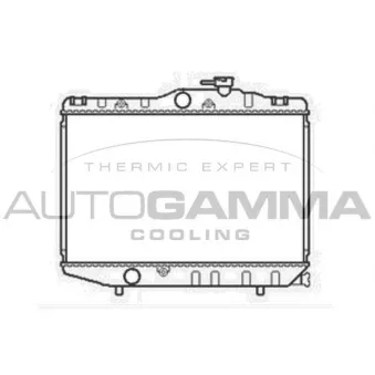 Radiateur, refroidissement du moteur AUTOGAMMA 104746