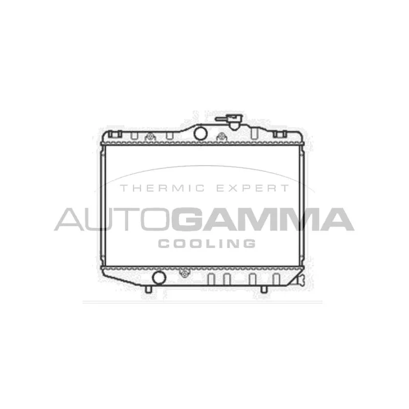 Radiateur, refroidissement du moteur AUTOGAMMA 104746