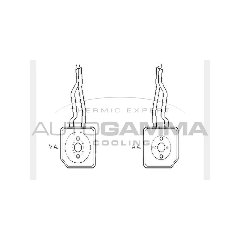 Radiateur d'huile AUTOGAMMA 104754