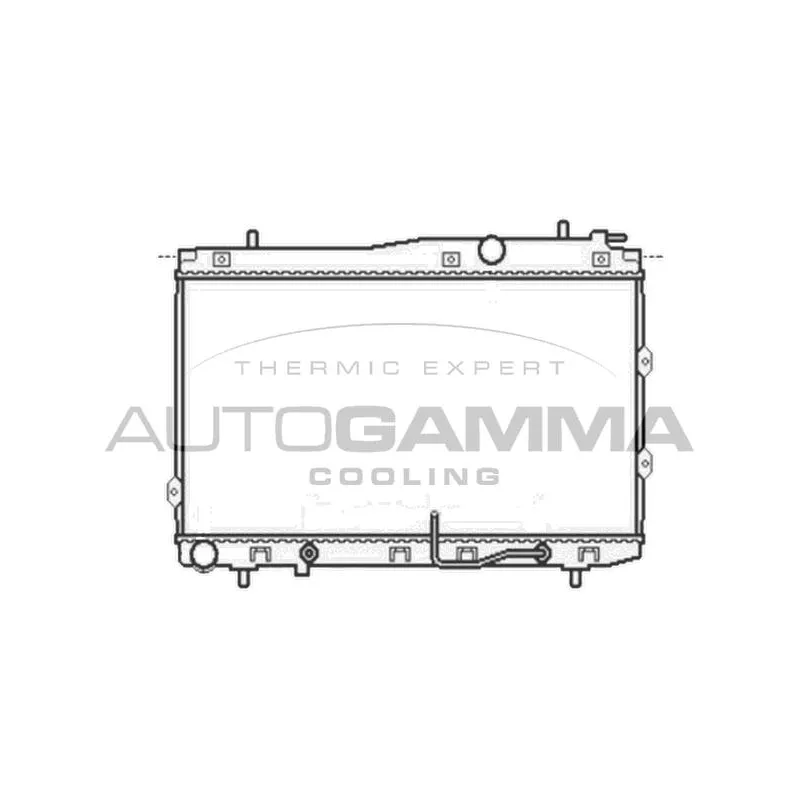 Radiateur, refroidissement du moteur AUTOGAMMA 104768