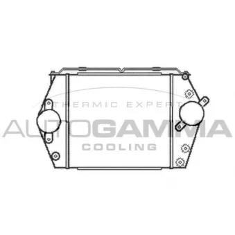 Intercooler, échangeur AUTOGAMMA 104774