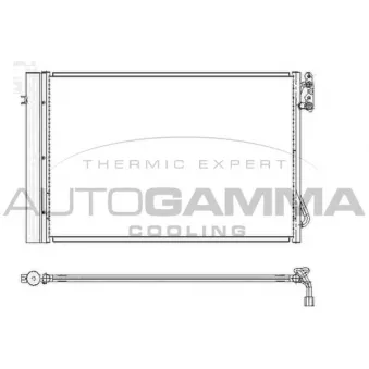 Condenseur, climatisation AUTOGAMMA 104775