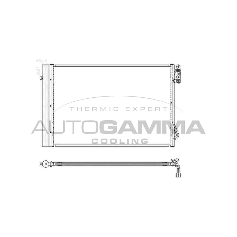 Condenseur, climatisation AUTOGAMMA 104775