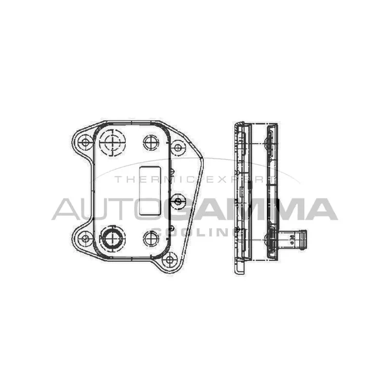 Radiateur d'huile AUTOGAMMA 104789