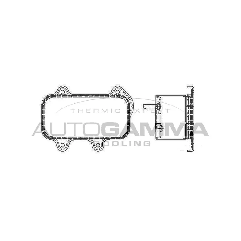 Radiateur d'huile AUTOGAMMA 104792