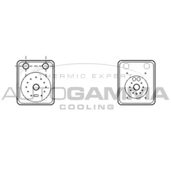 Radiateur d'huile AUTOGAMMA 104800