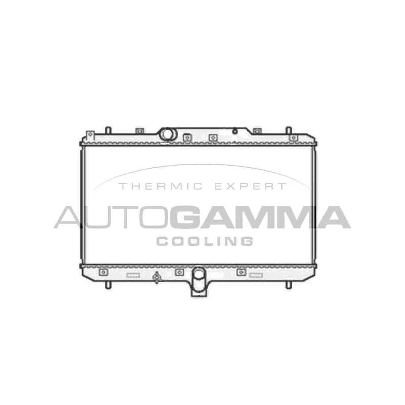 Radiateur, refroidissement du moteur AUTOGAMMA 104825
