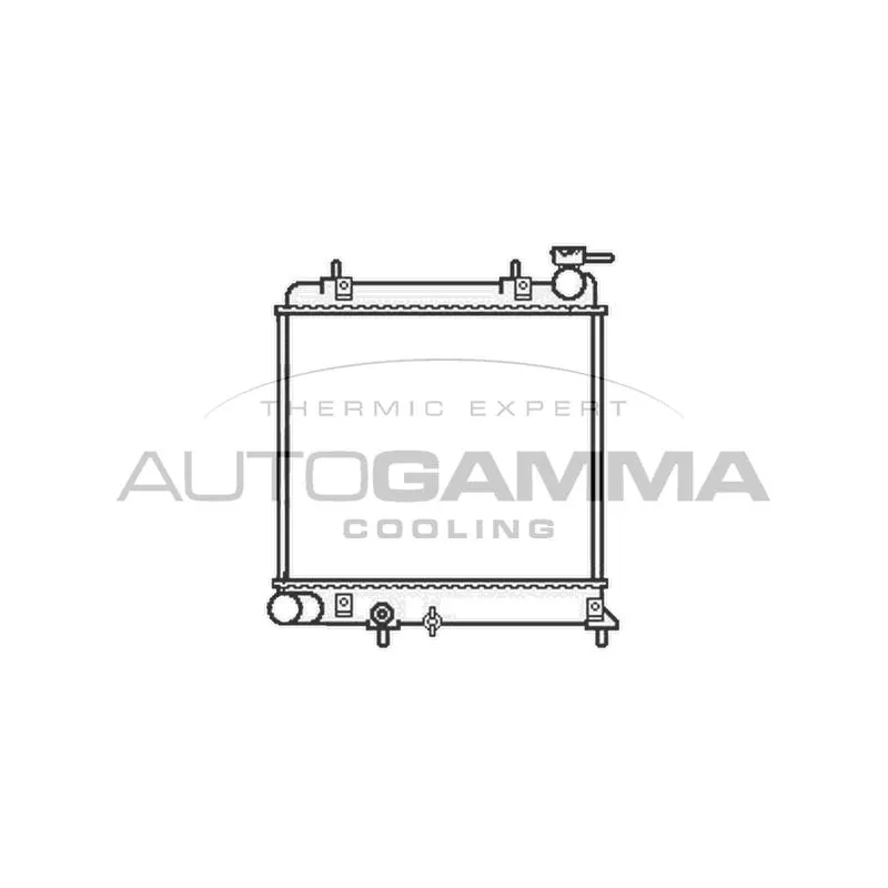 Radiateur, refroidissement du moteur AUTOGAMMA 104826
