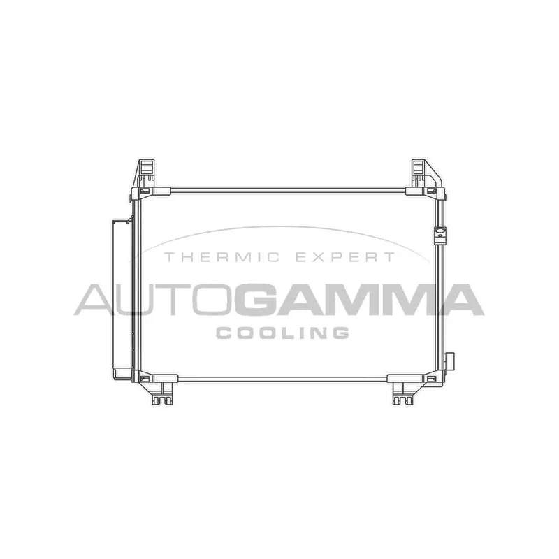Condenseur, climatisation AUTOGAMMA 104828
