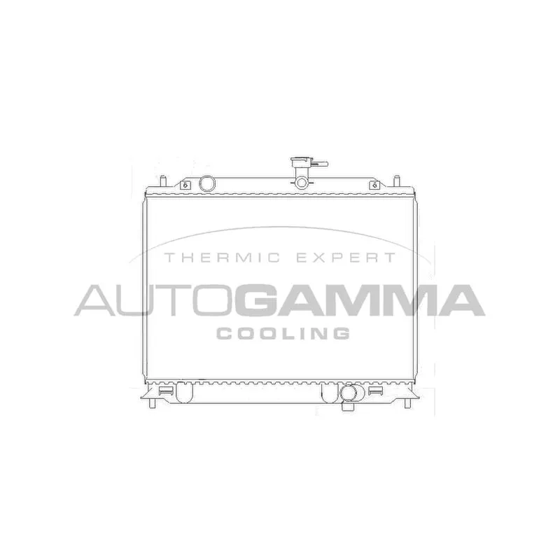 Radiateur, refroidissement du moteur AUTOGAMMA 104829