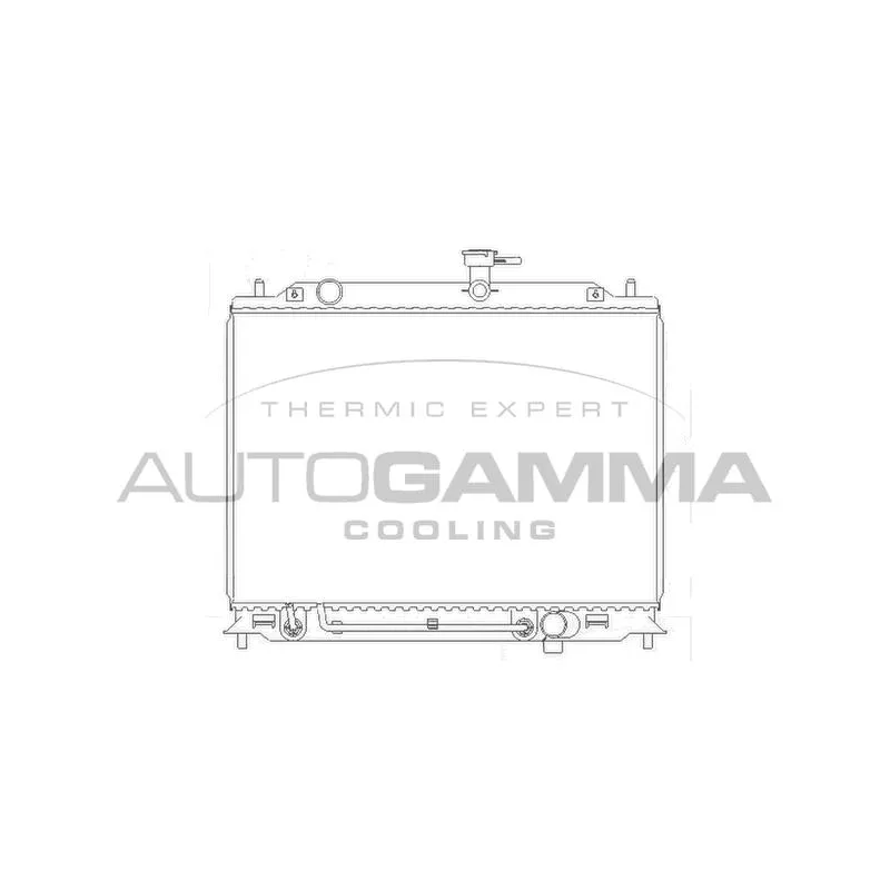 Radiateur, refroidissement du moteur AUTOGAMMA 104831