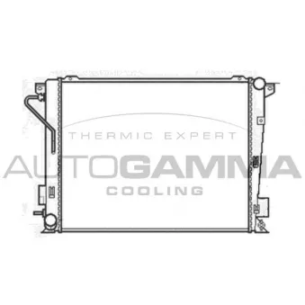 Radiateur, refroidissement du moteur AUTOGAMMA 104832