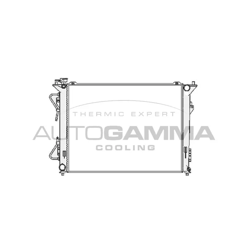 Radiateur, refroidissement du moteur AUTOGAMMA 104835