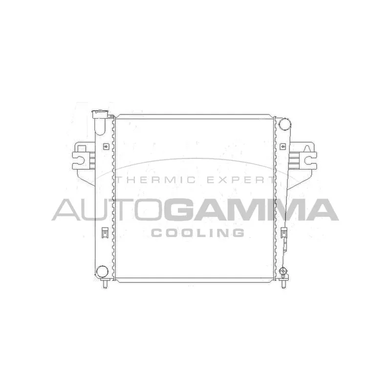 Radiateur, refroidissement du moteur AUTOGAMMA 104836