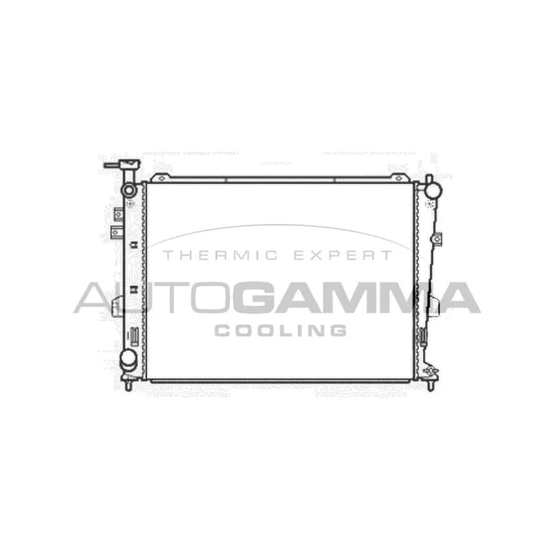 Radiateur, refroidissement du moteur AUTOGAMMA 104839