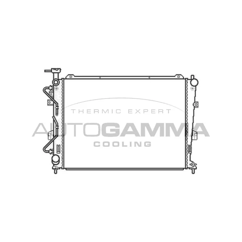 Radiateur, refroidissement du moteur AUTOGAMMA 104840