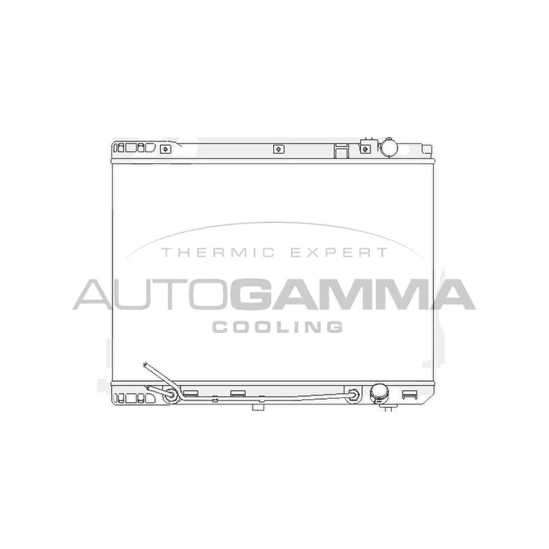 Radiateur, refroidissement du moteur AUTOGAMMA 104843