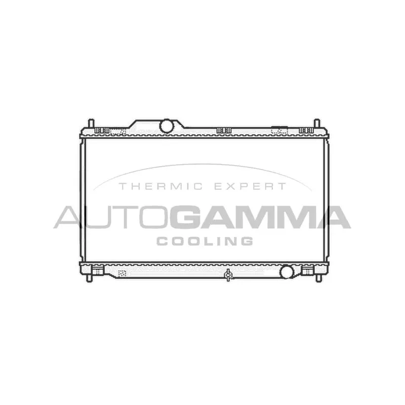 Radiateur, refroidissement du moteur AUTOGAMMA 104849
