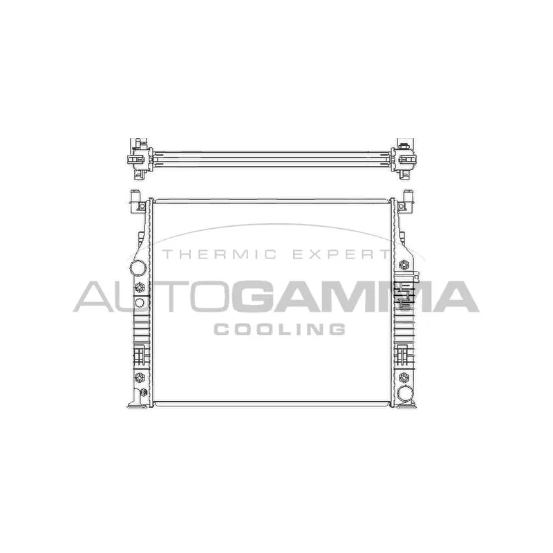 Radiateur, refroidissement du moteur AUTOGAMMA 104851