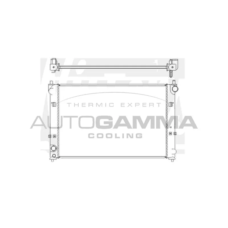 Radiateur, refroidissement du moteur AUTOGAMMA 104852