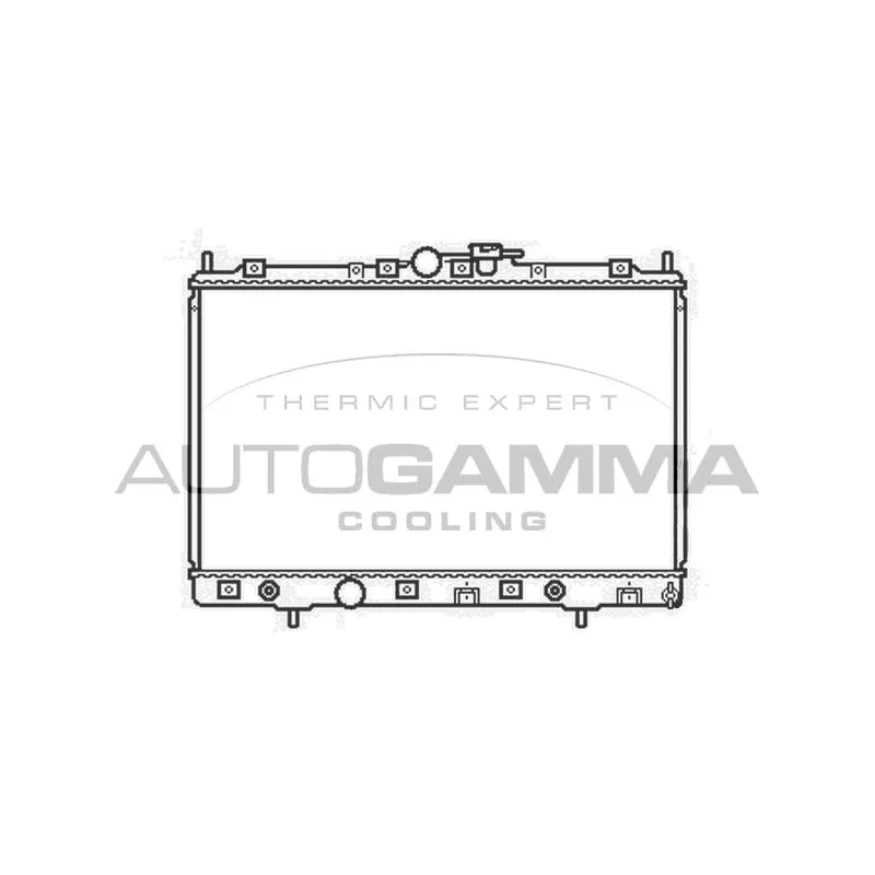 Radiateur, refroidissement du moteur AUTOGAMMA 104855