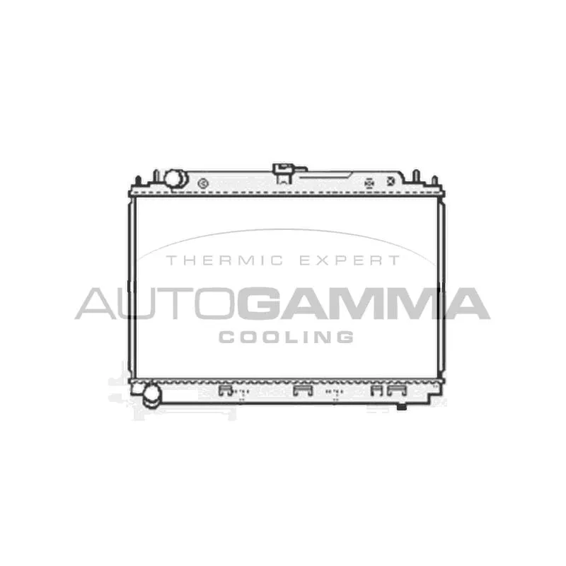 Radiateur, refroidissement du moteur AUTOGAMMA 104861