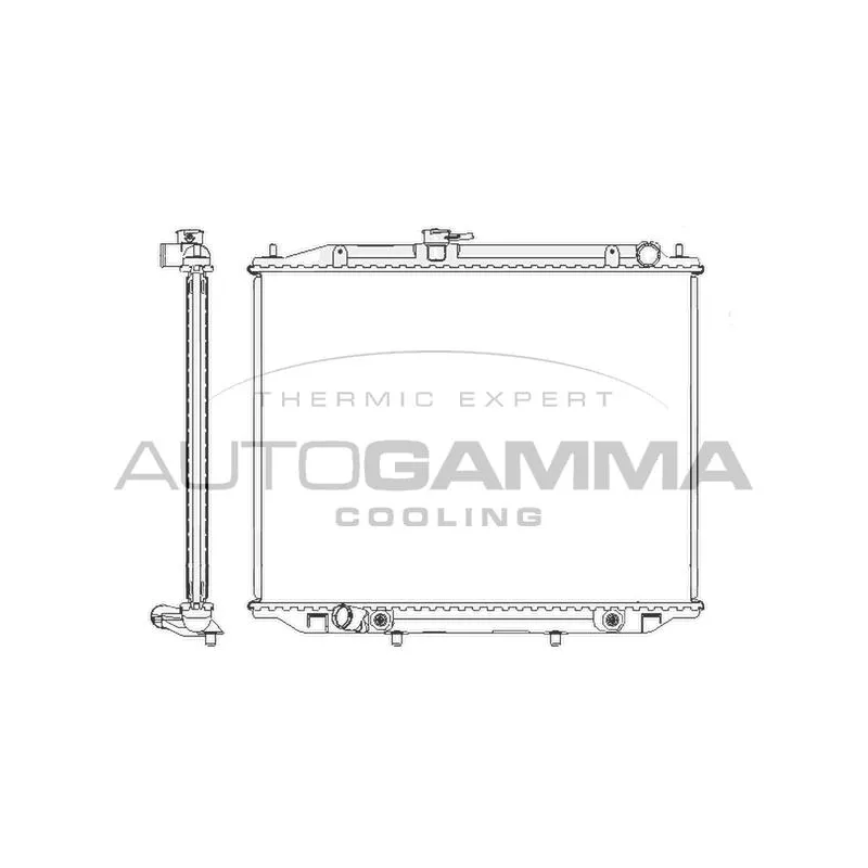 Radiateur, refroidissement du moteur AUTOGAMMA 104863