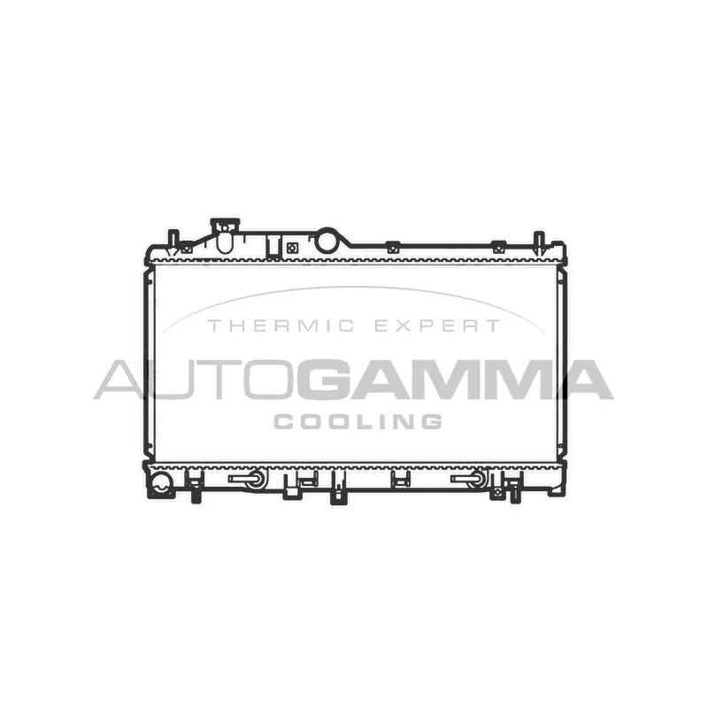 Radiateur, refroidissement du moteur AUTOGAMMA 104867