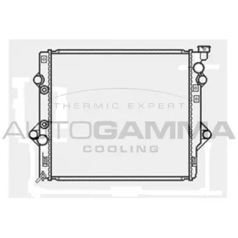 Radiateur, refroidissement du moteur AUTOGAMMA 104868