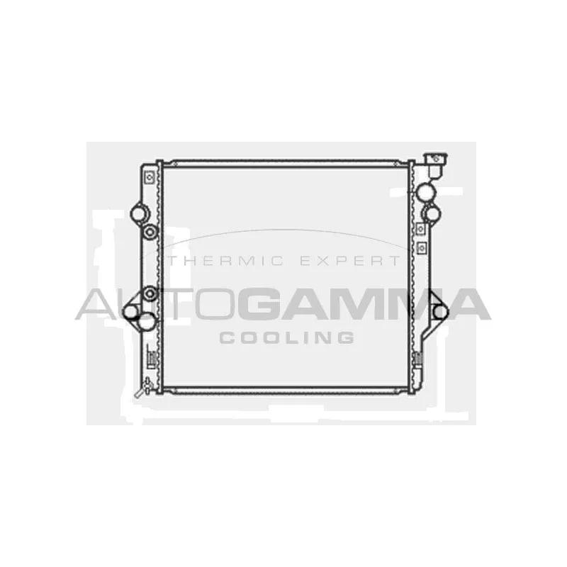 Radiateur, refroidissement du moteur AUTOGAMMA 104868