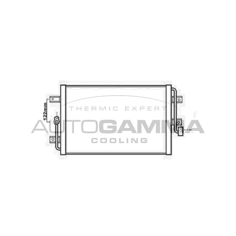 Condenseur, climatisation AUTOGAMMA 104897