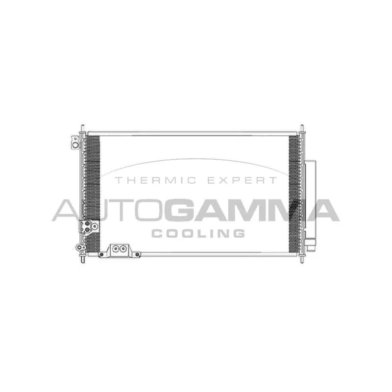 Condenseur, climatisation AUTOGAMMA 104900